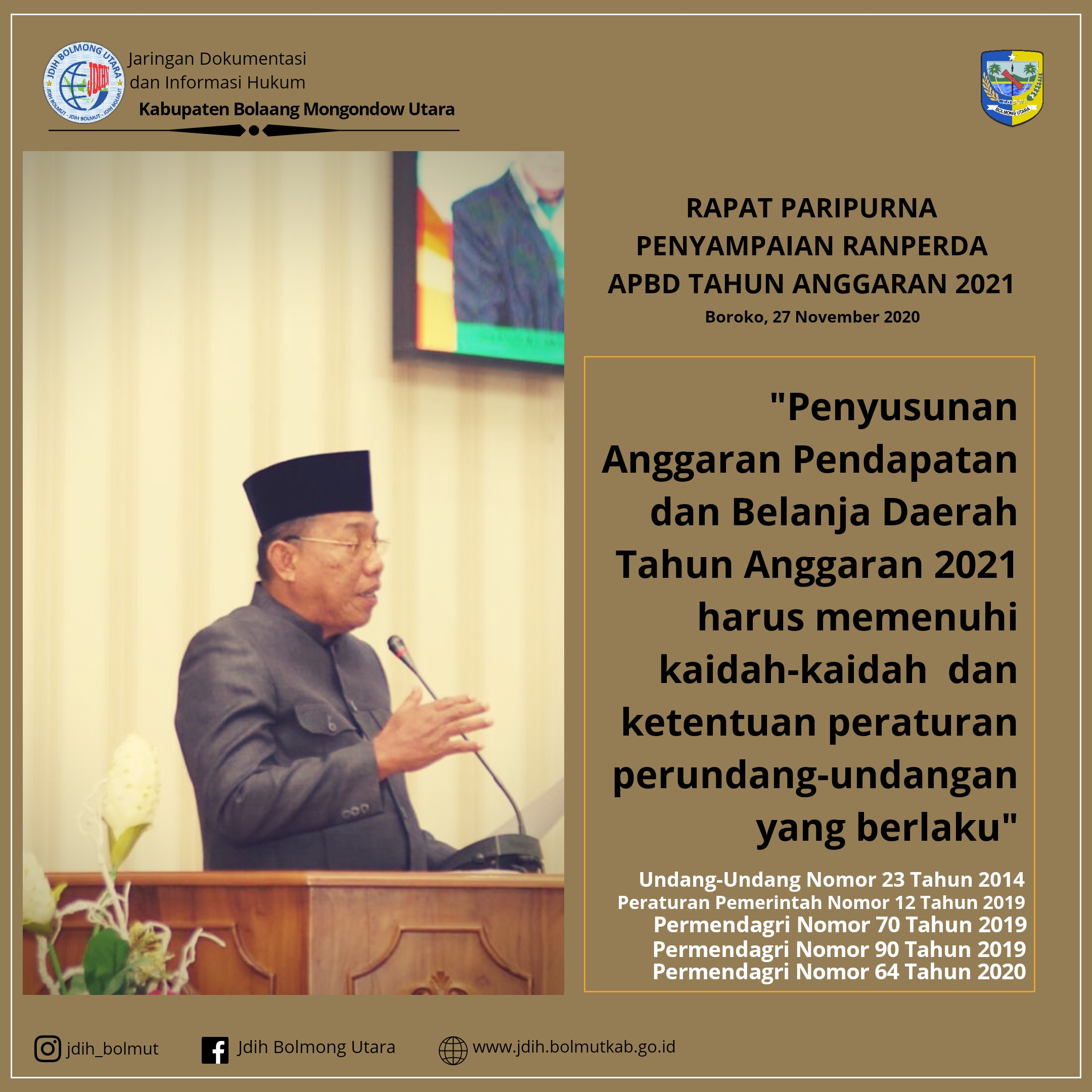 Foto JDIH Bolmut