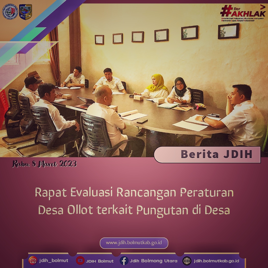 Foto JDIH Bolmut