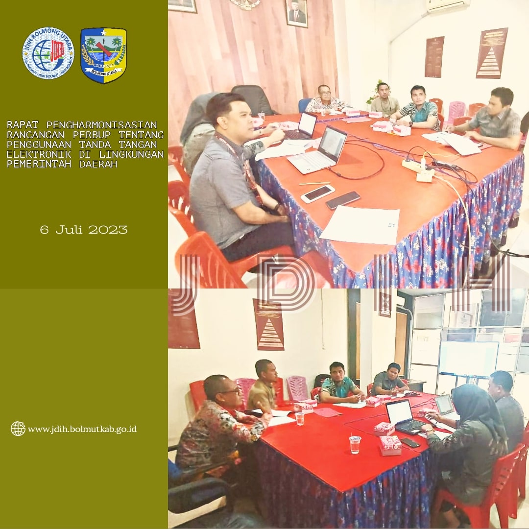 Foto JDIH Bolmut