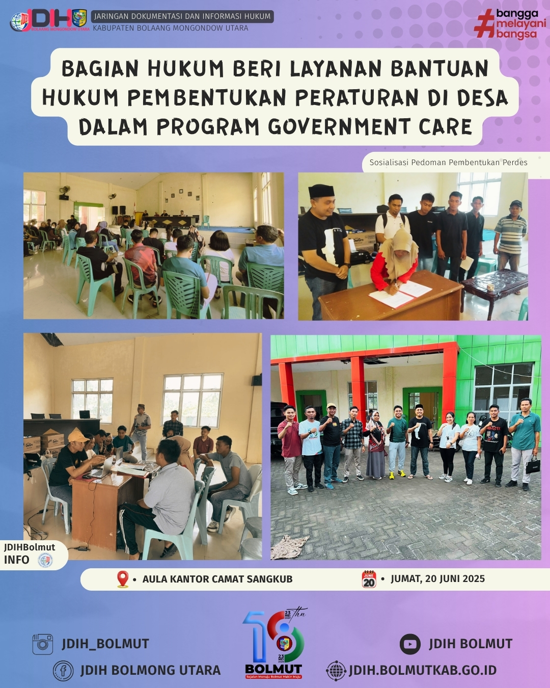Foto JDIH Bolmut
